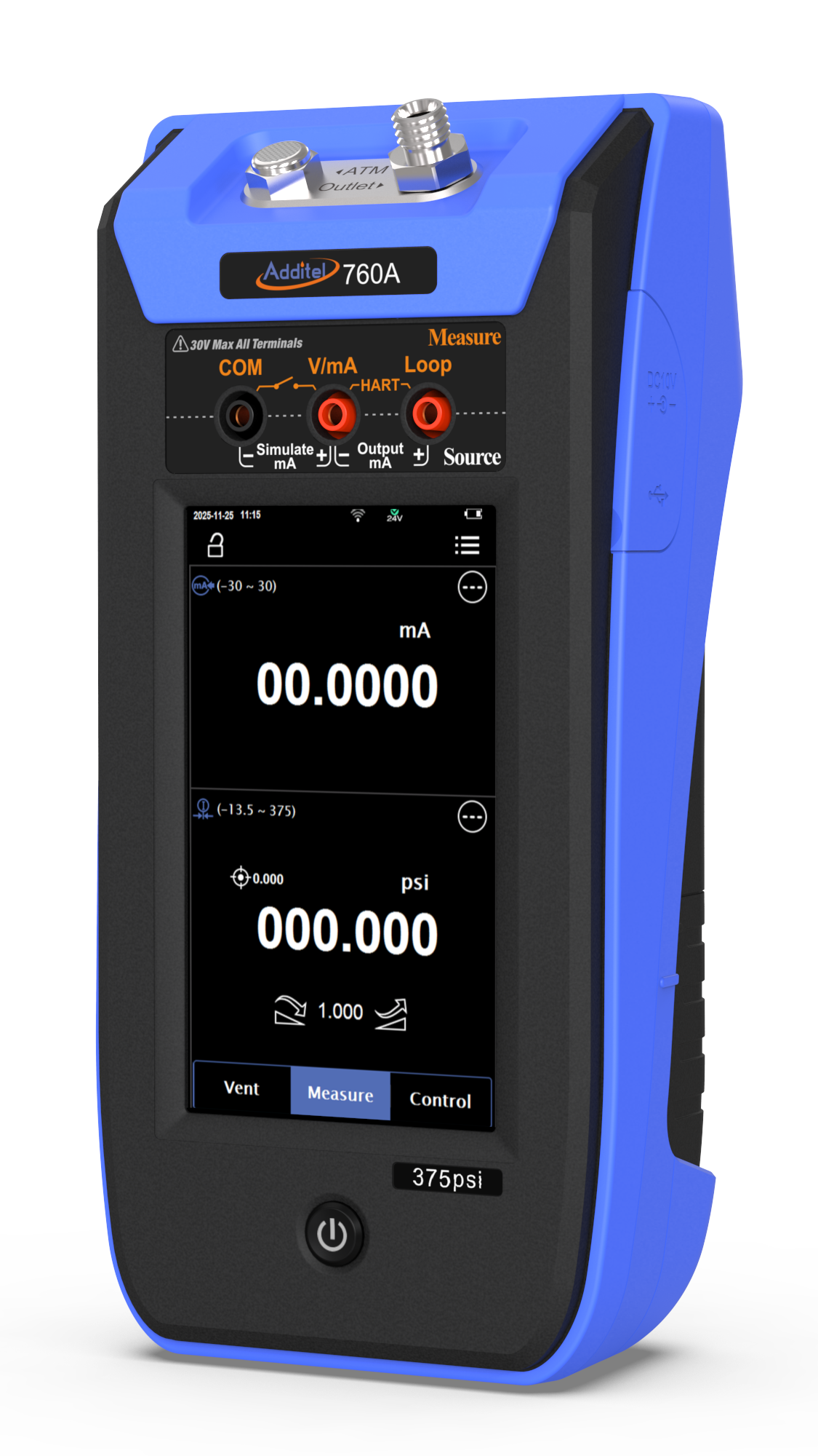 Additel 760S Automatic Handheld Pressure Calibrator - Image 3